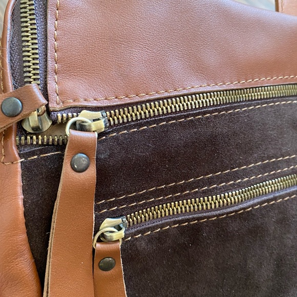 Handmade leather backpack